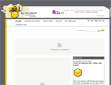 Tablet Screenshot of mon-site-internet.ch